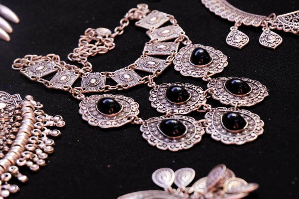 Ethnic traditional Indian oxidised jewellery, imitation art jewellery.